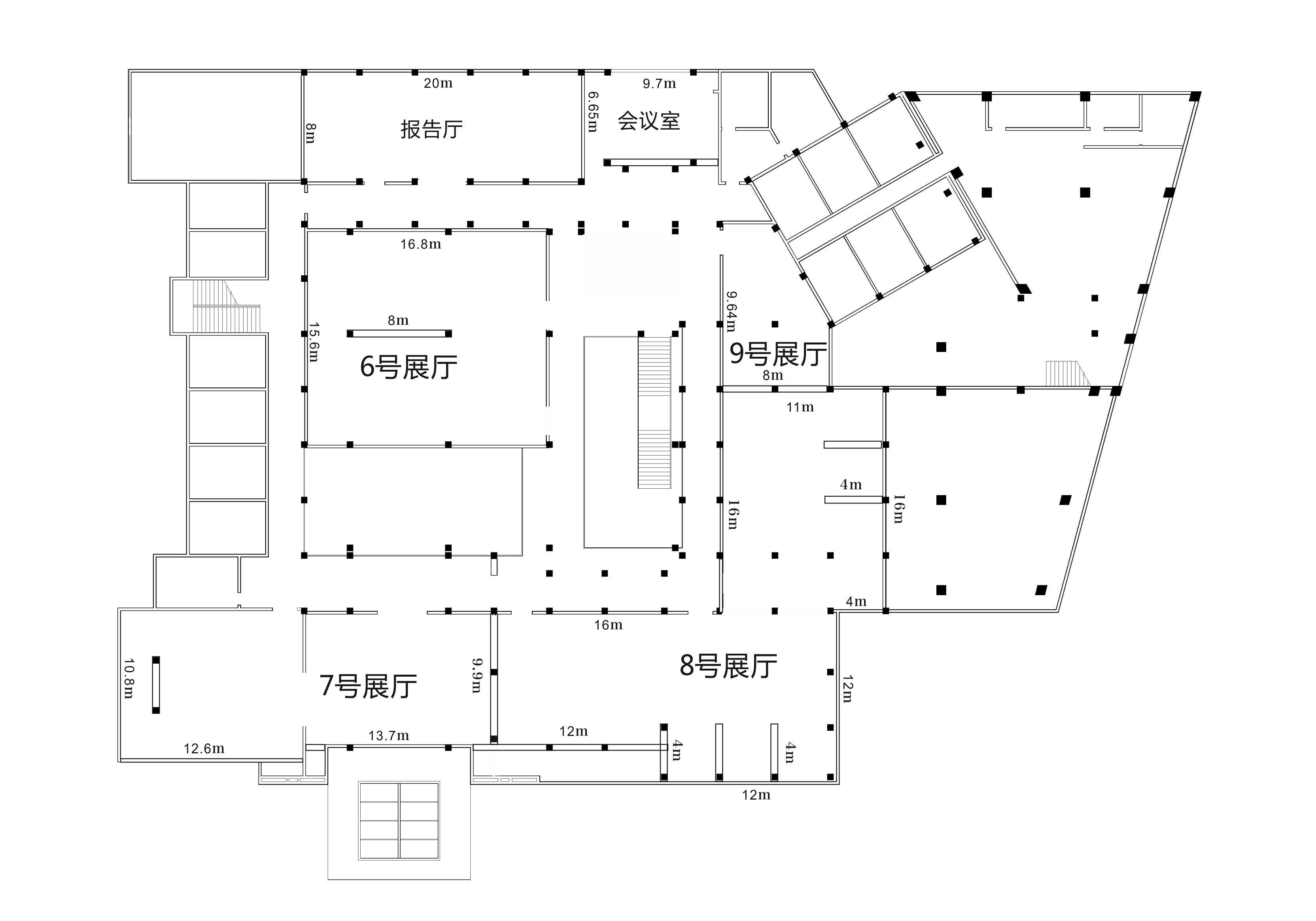 升达艺术馆二层平面图