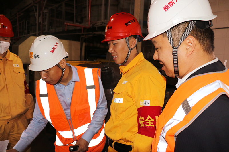 北方大区EHS部领导到磴口项目检查指导工作