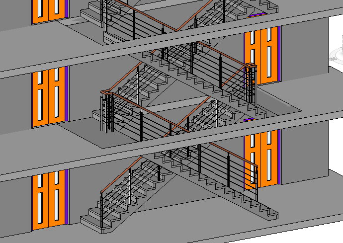 2,revit剪刀式楼梯的绘制   建筑构件 分 享 话 题 2,revit剪刀式