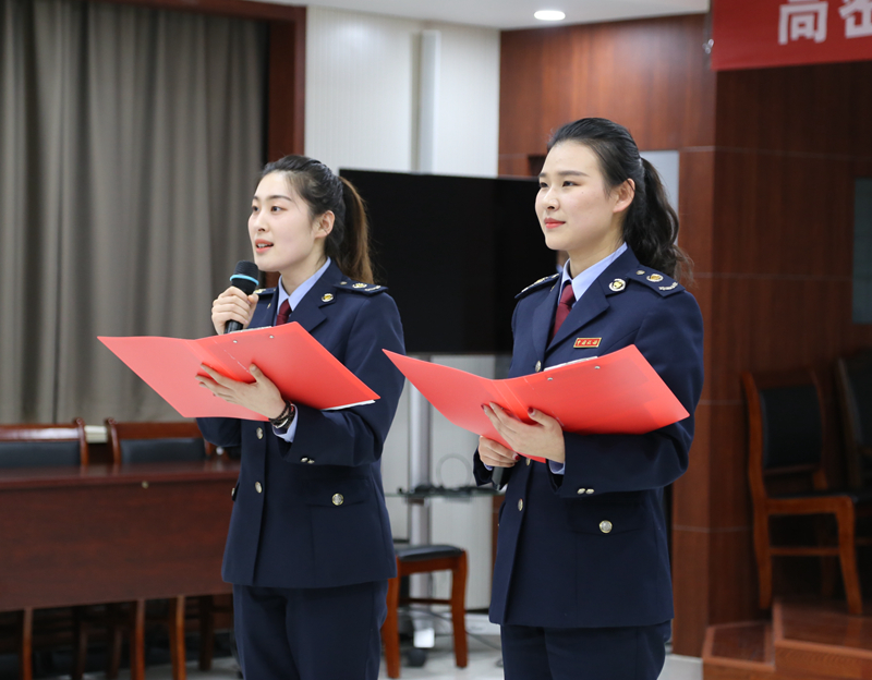 高密市国税局“庆三八”学习贯彻十九大知识竞赛活动剪影