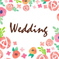 小清新·玫瑰花婚禮邀請函/請柬/請帖