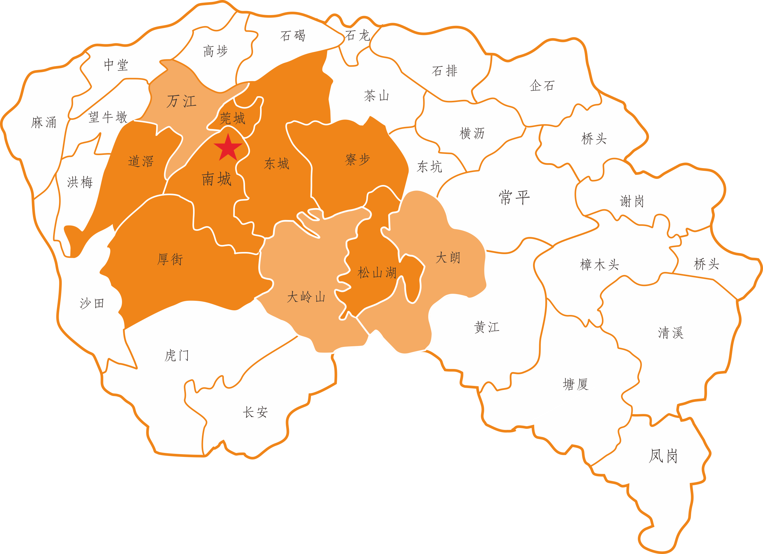 目前覆盖东莞多个区域, 分行数达40家!