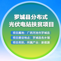 .罗城县分布式光伏电站扶贫项目