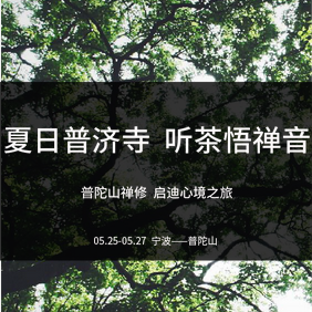 「夏日普济寺 听茶悟禅音」 - 走进宁波杜亚